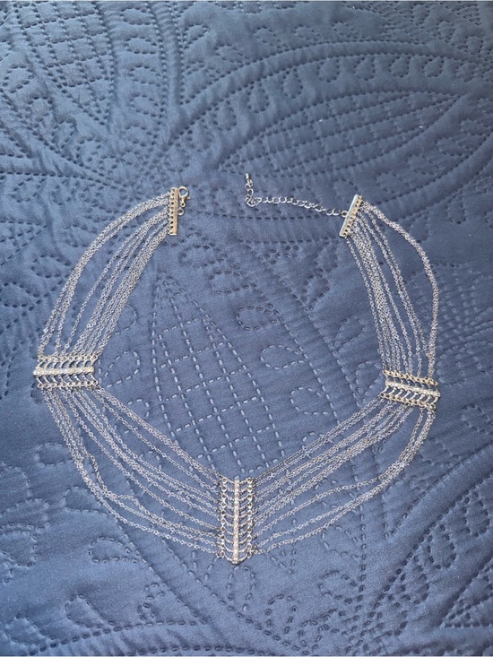 Jewelry - Silver Multi-Strand Statement Necklace